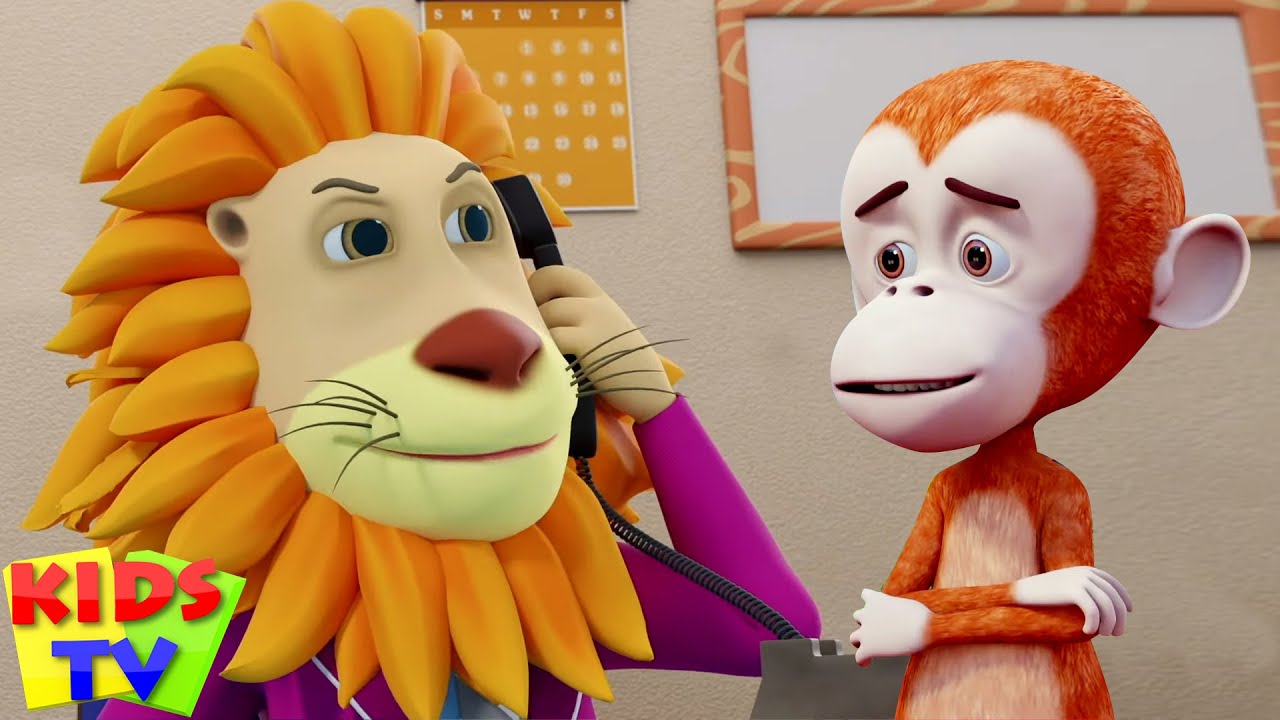Sher Nirala Aaya Re Aaya, शेर निराला, Bandar Mama + Hindi Rhymes and Cartoon for Children