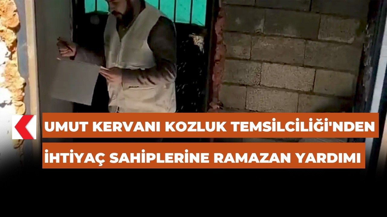 Umut Kervanı Kozluk Temsilciliği'nden ihtiyaç sahiplerine Ramazan yardımı