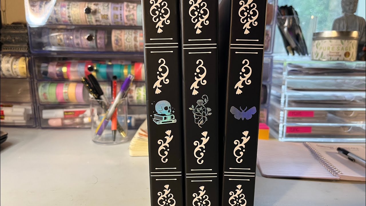 New journals🖤September stationery empties