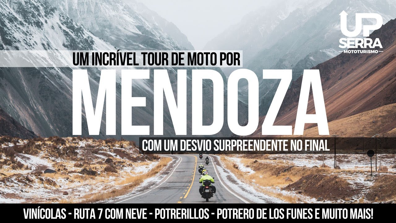 Tour de moto por Mendoza com um desvio surpreendente no final!