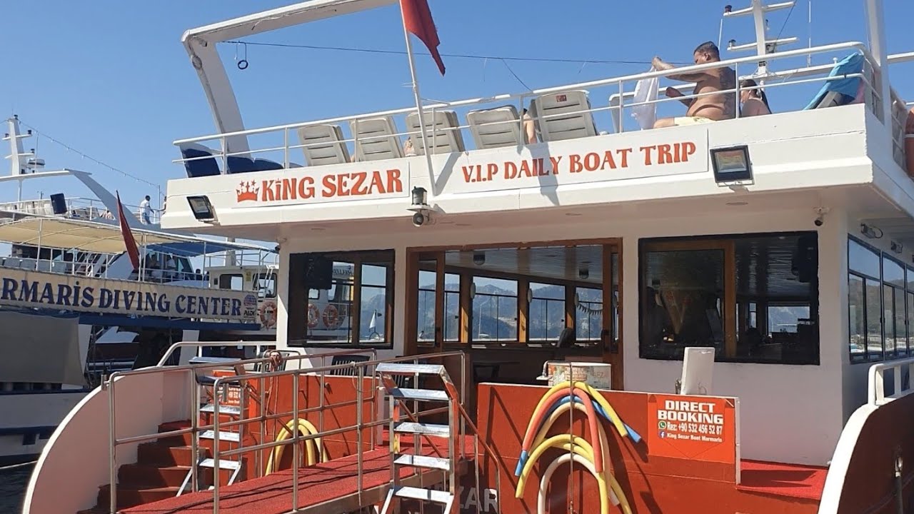 KING SEZAR BOAT TRIP MARMARIS TURKEY