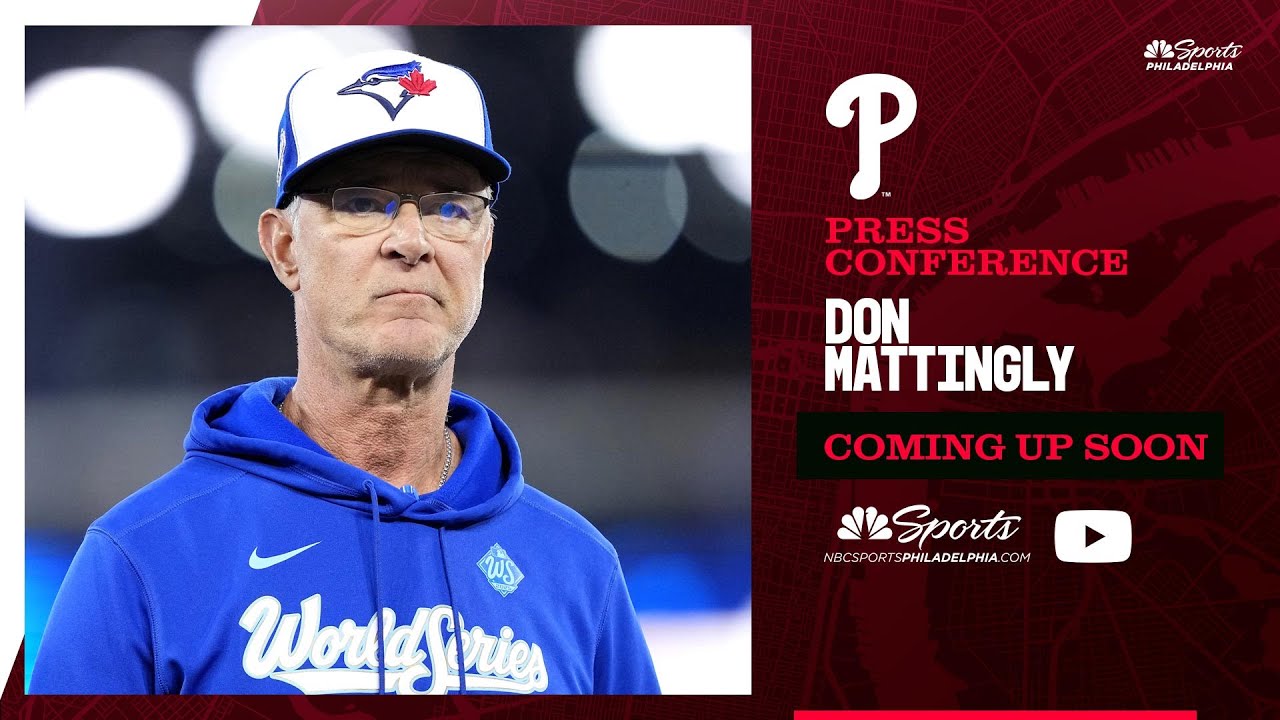 Phillies Don Mattingly press conference | Today at 11:30a