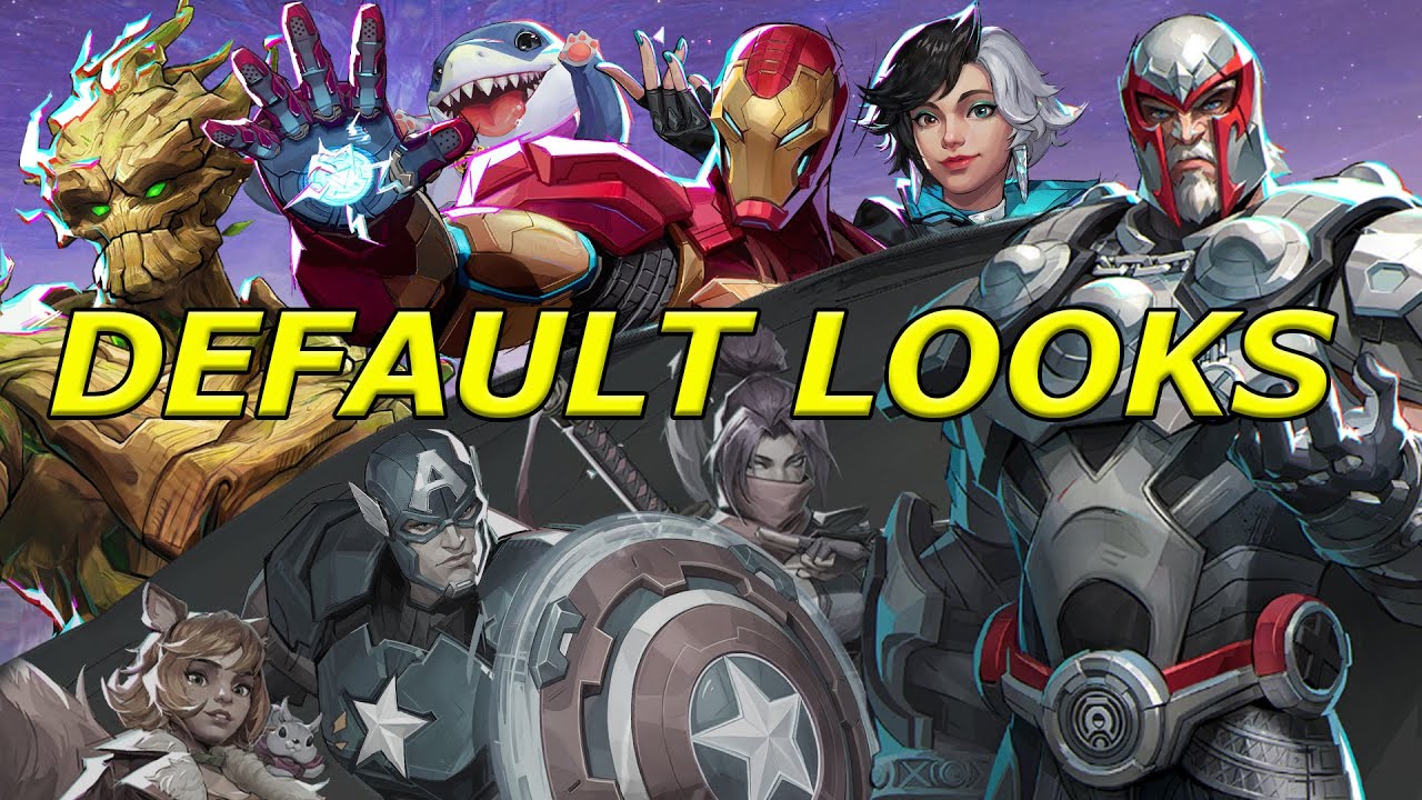 Краткий обзор стандартных костюмов персонажей стартового состава Marvel Rivals