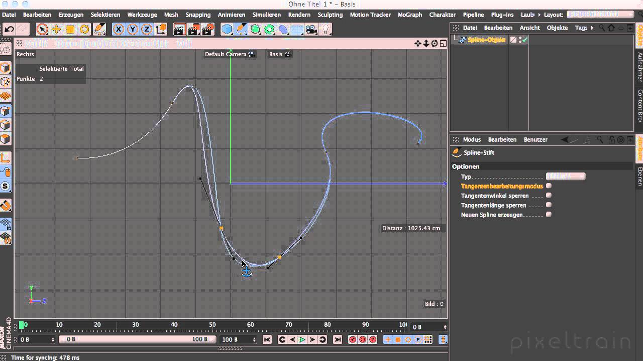 MAXON CINEMA 4D R17 - 02 01 Der neue Spline Stift