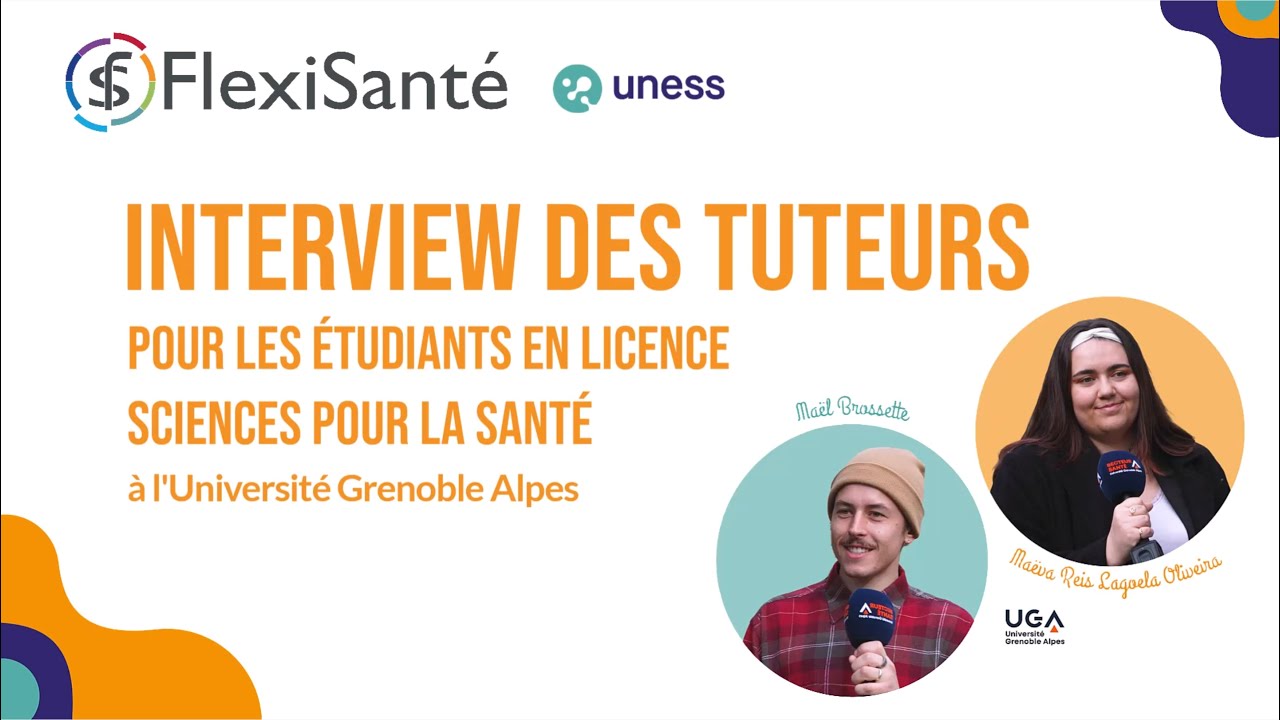Maëva et Maël, tuteurs étudiants pour les étudiants en LSPS à l'Université Grenoble Alpes