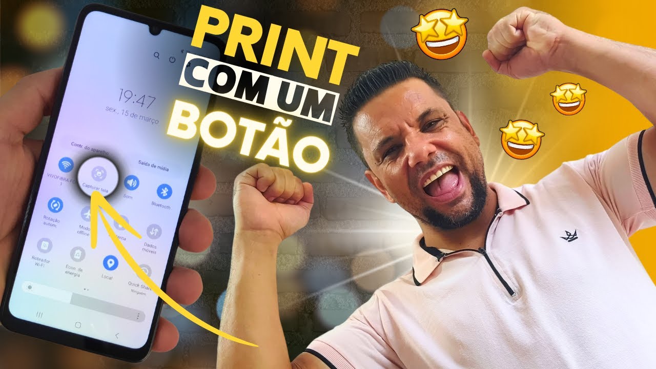 COMO TIRAR UM PRINT DA TELA DO CELULAR SAMSUNG GALAXY A05 COM APENAS UM BOTÃO NATIVO