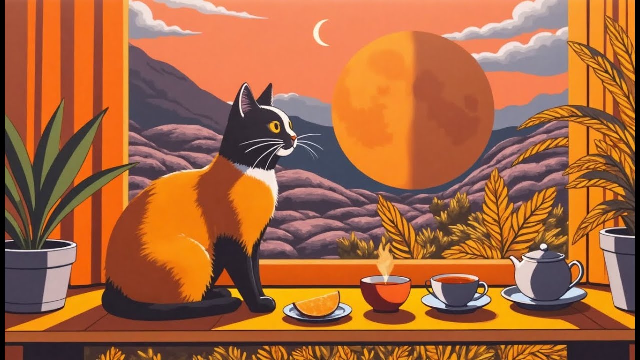 lofi music ☕ chill coffee beats & cozy cat vibes | study, relax, unwind