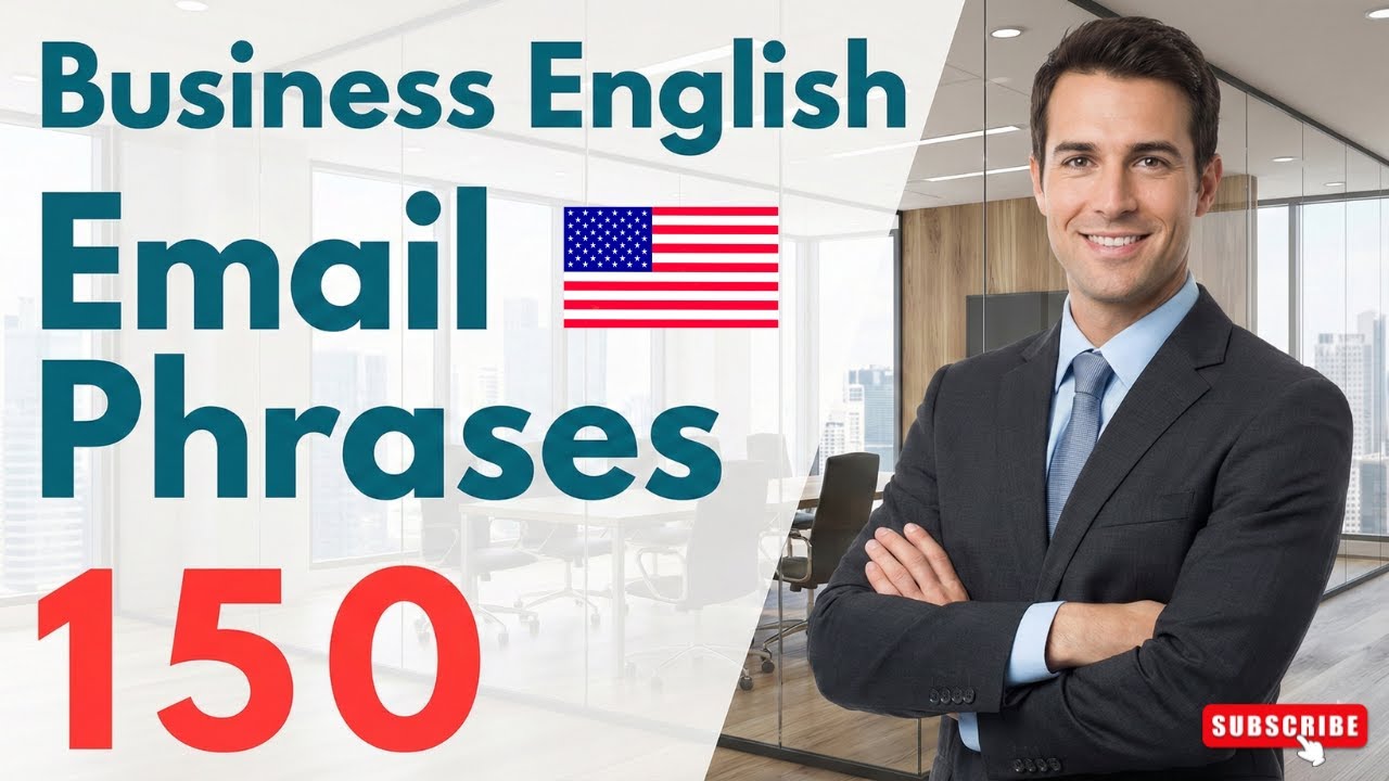 Business English Professional Email Phrases 150 | Business English Learning