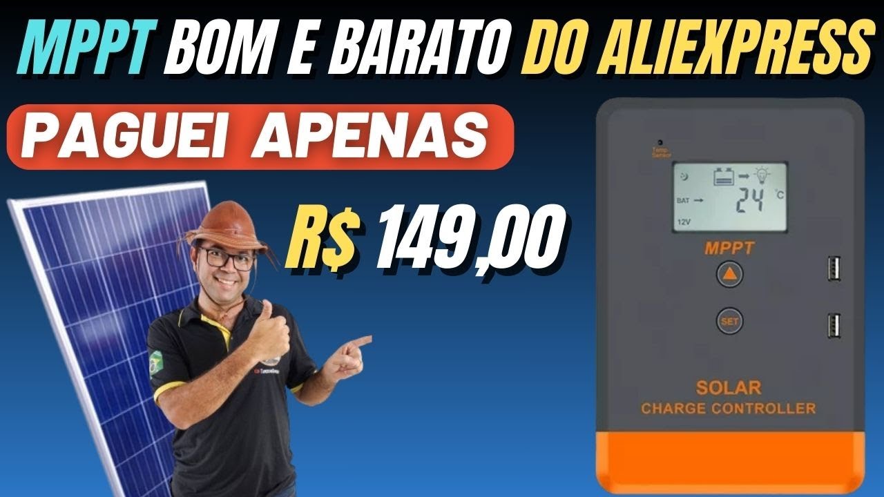 Testei o MPPT Bom e Barato do Aliexpress! Pow-Keeper 1220