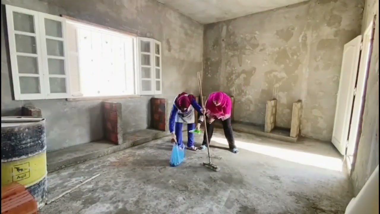 مراحل بناء مطبخ أمي من الصفر حوصلة لعام كامل مع أحلى ذكريات🥰