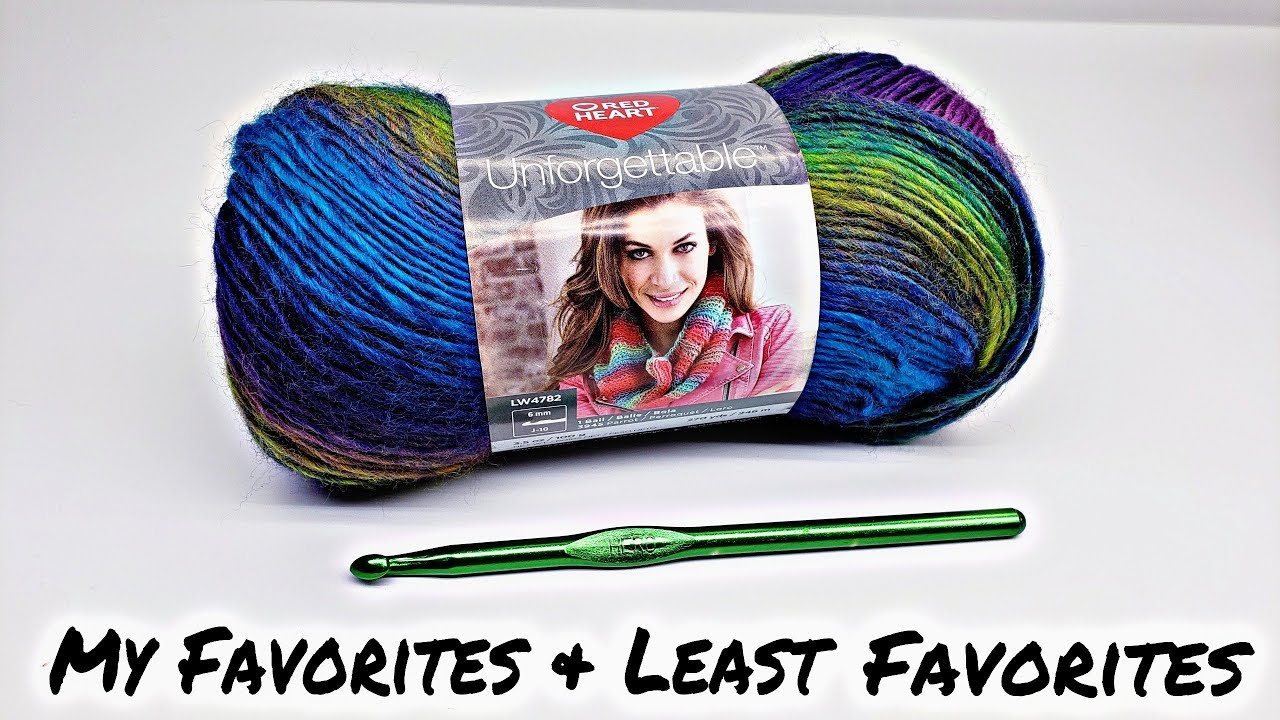 My Favorite and Least Favorite Yarns and Hooks Just My Thoughts BAGODAY CROCHET VIDEO