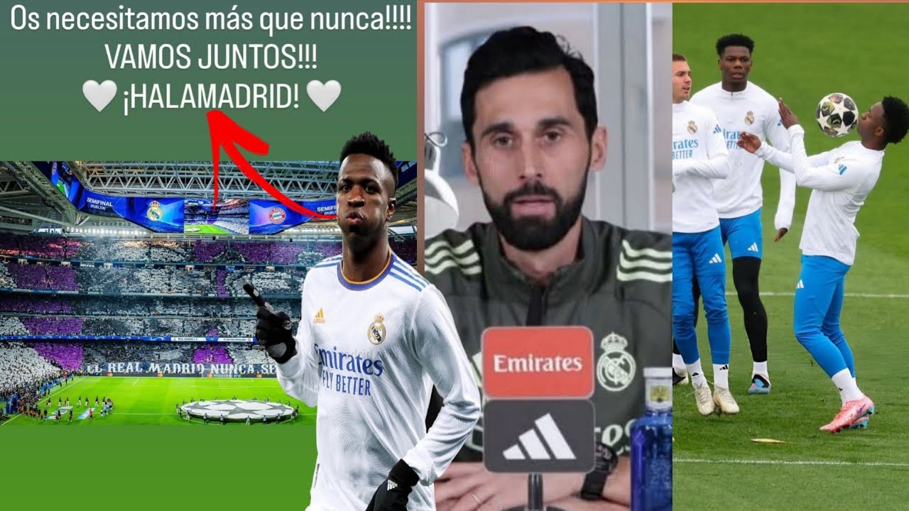 Vinicius jr rele annweyy pou fann yo deplase pou vin sipòte ekip la !!! Arbeloa di vinicius jr se?