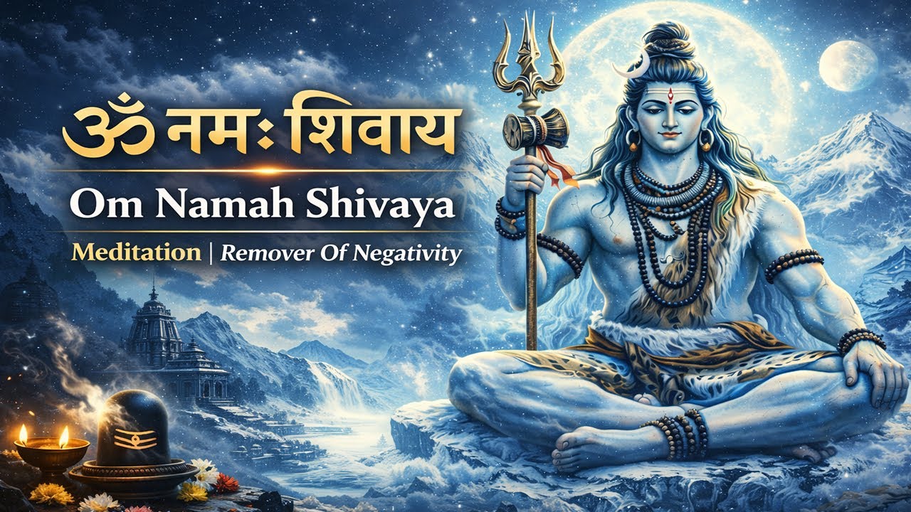 ॐ नमः शिवाय | Om Namah Shivaya | Meditation | Remover Of Negativity @Divine_Bhakti_Official-m8s