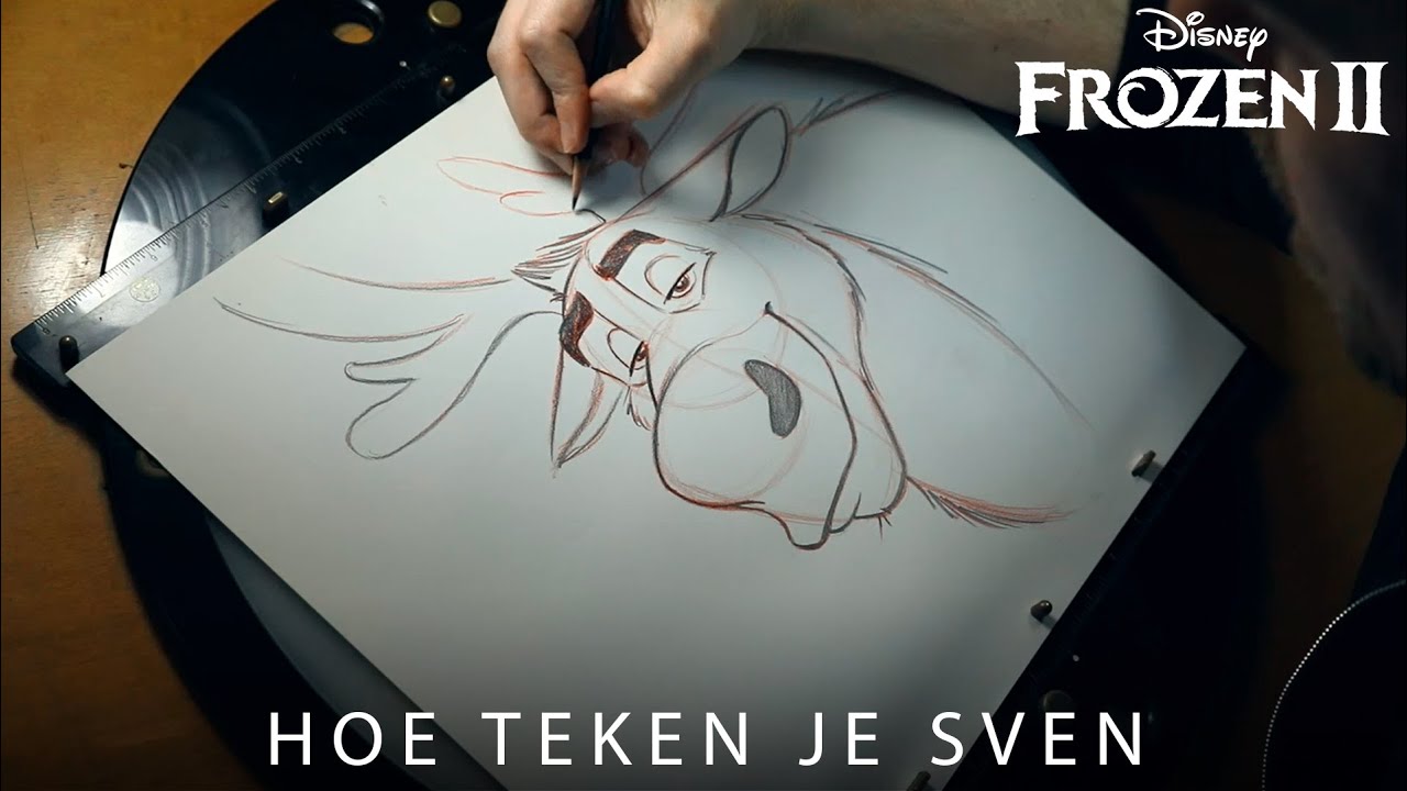 Frozen 2 | Bonus: Hoe teken je Sven | Disney BE