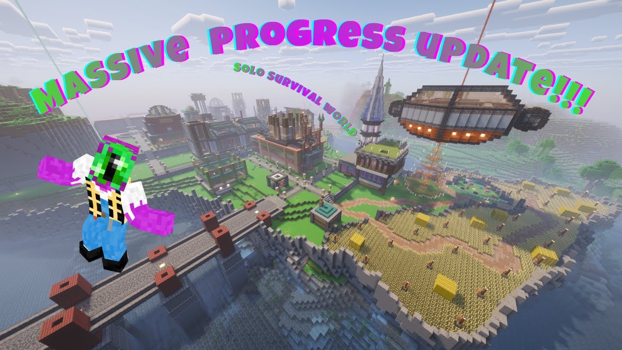 Doubling My Base Size in 10 MINUTES!!! - Singleplayer Survival World