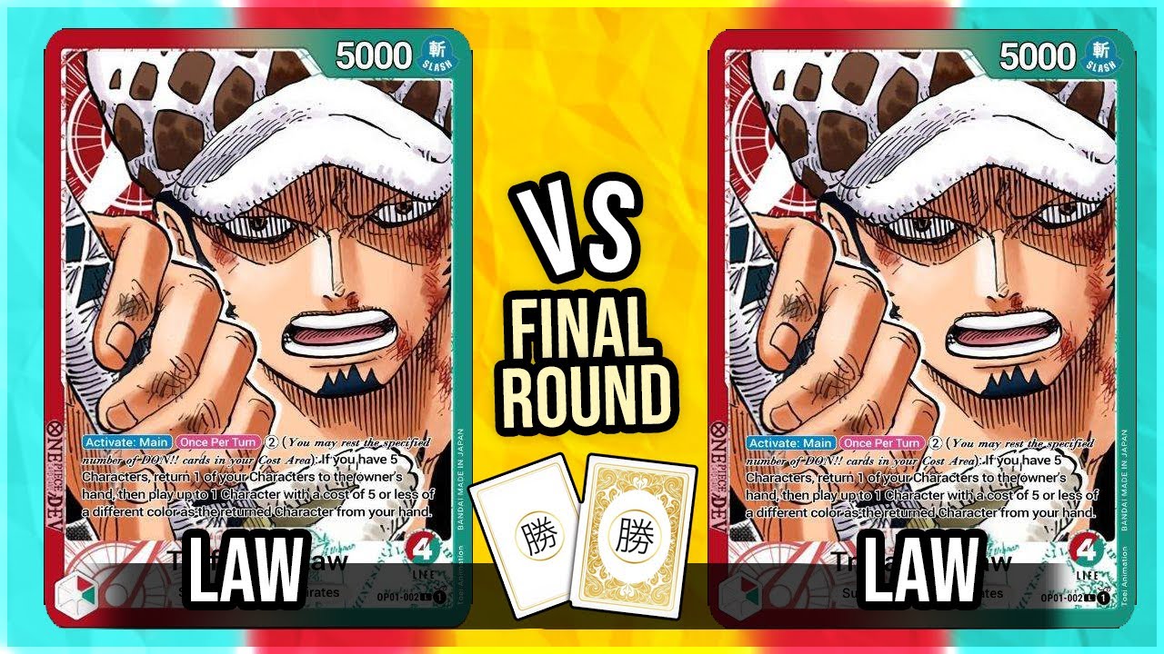One Piece Oceania Treasure Cup! Hosted by TAK Games! Final Round - Law VS Law - One Piece TCG