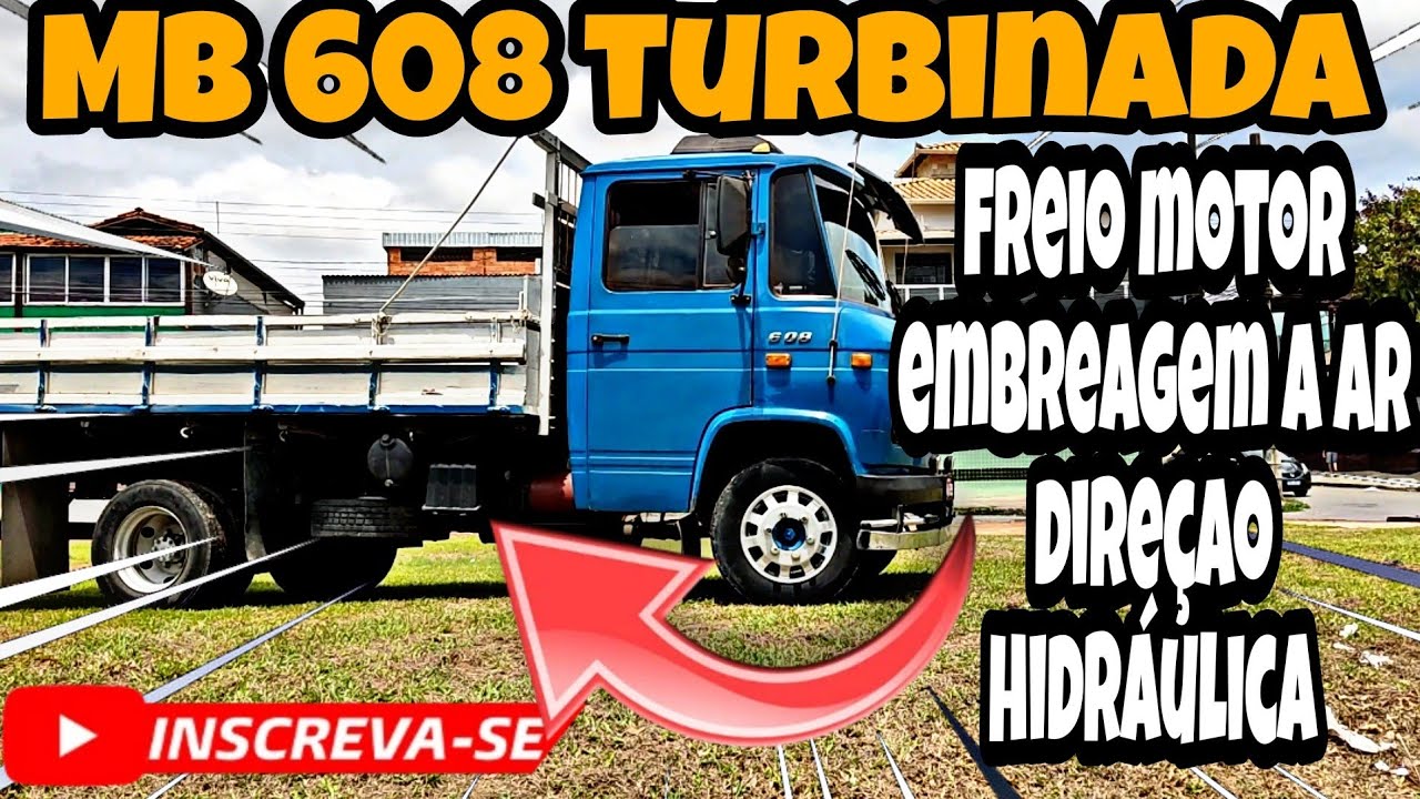 MB 608 TURBINADA,DIREÇAO HIDRAULICA EMBREAGEM A AR