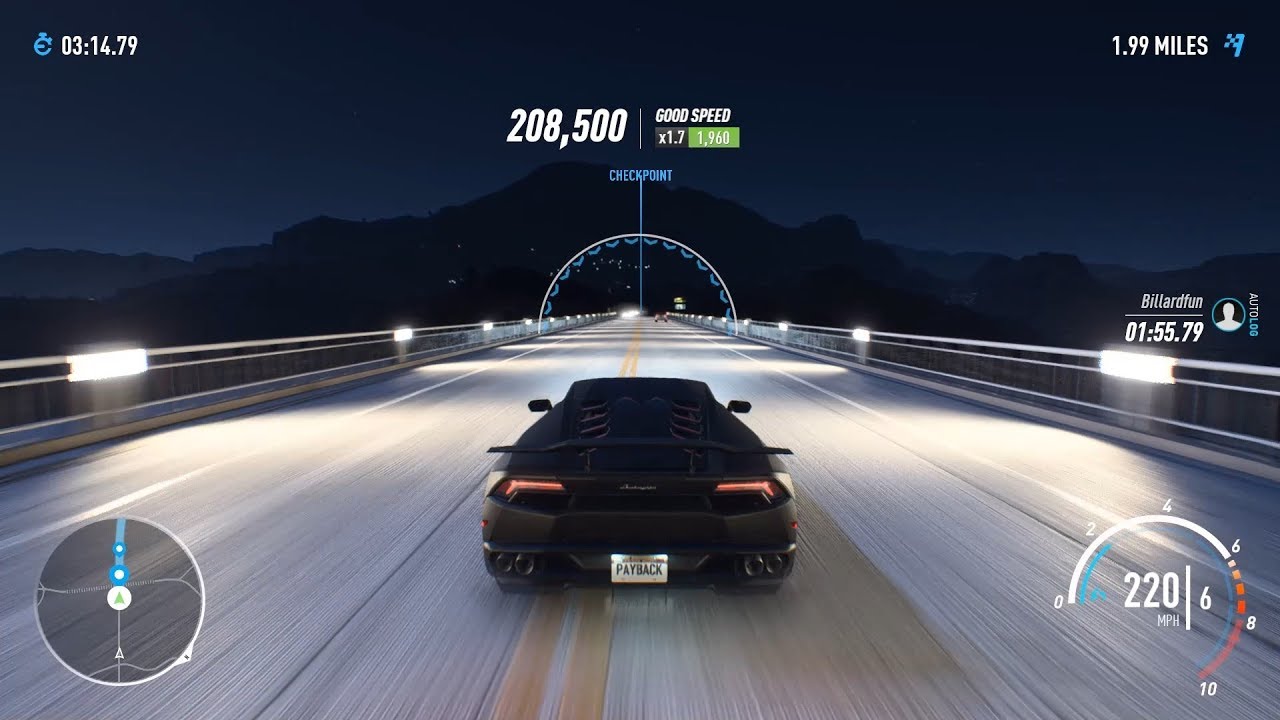 Need For Speed Payback - LV399 Lamborghini Huracan Coupe Race spec is the best Lambo in the game