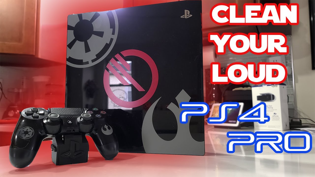 Clean your loud PS4 Pro! (Model CUH-7115B)