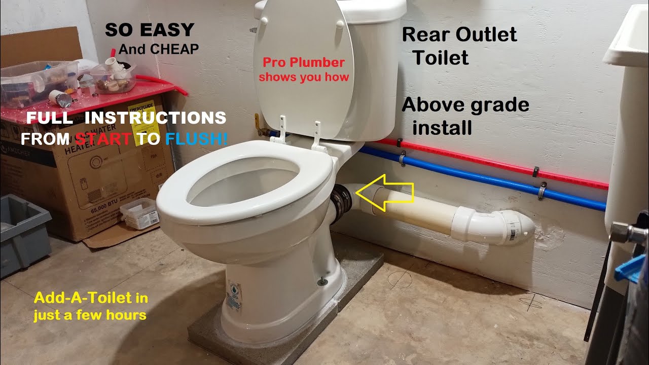 Install a new TOILET anywhere │ Solve Difficult & Common Install Problems, Plumber Secrets