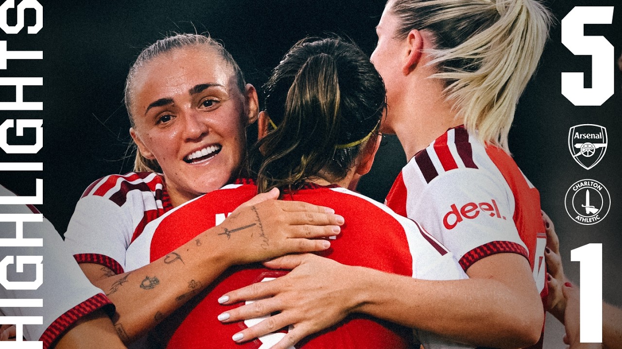 WONDER GOALS GALORE 💥 | HIGHLIGHTS | Arsenal Women vs Charlton Athletic (5-1) | Pre-season