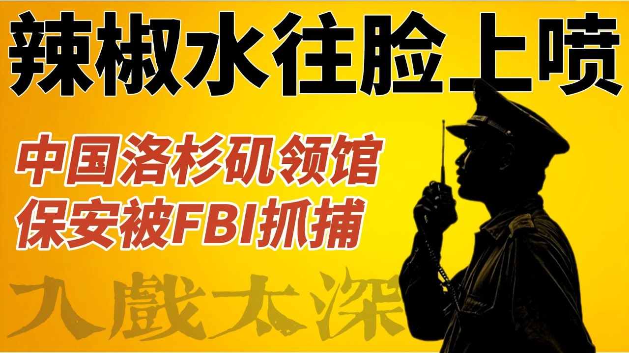 老王来了：洛杉矶中领馆雇佣保安被FBI抓捕｜入戏太深，以天龙人自居，大概率入刑 #洛杉矶 #中国领事馆 #保安
