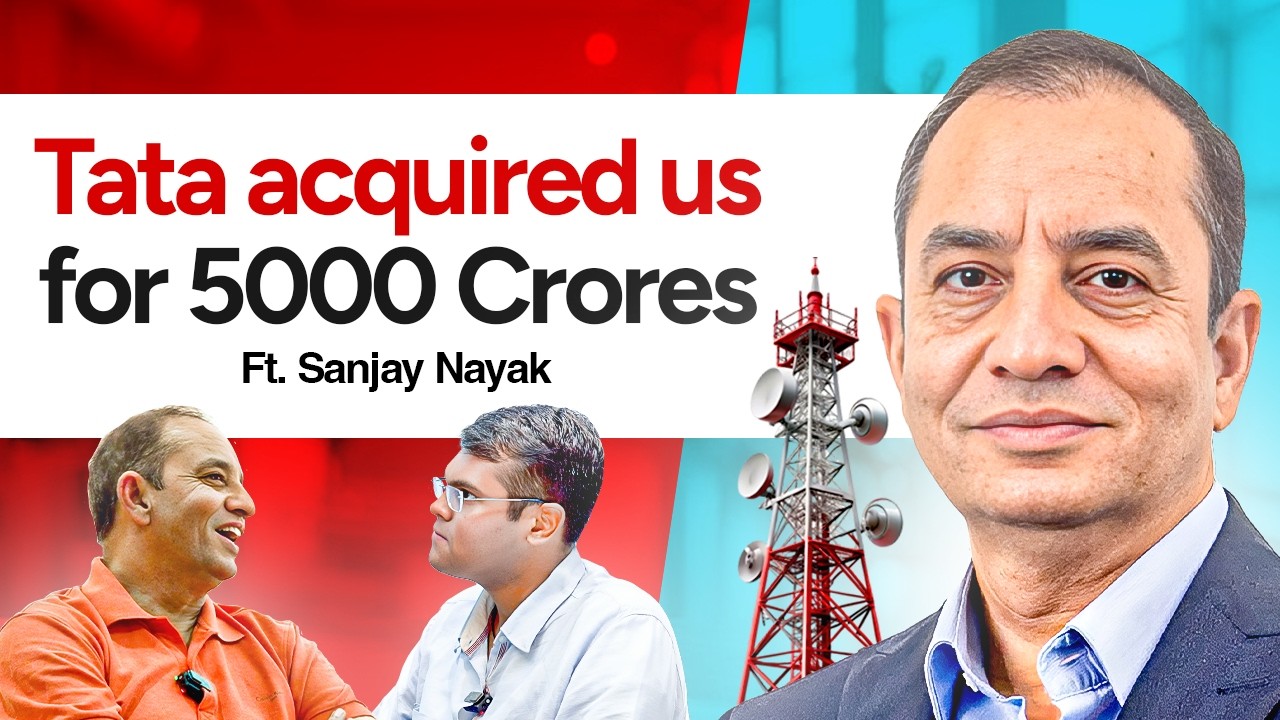 Tata Biggest Acquisition; Story of Tejas Networks & India’s Telecom Story | Ft. Sanjay Nayak