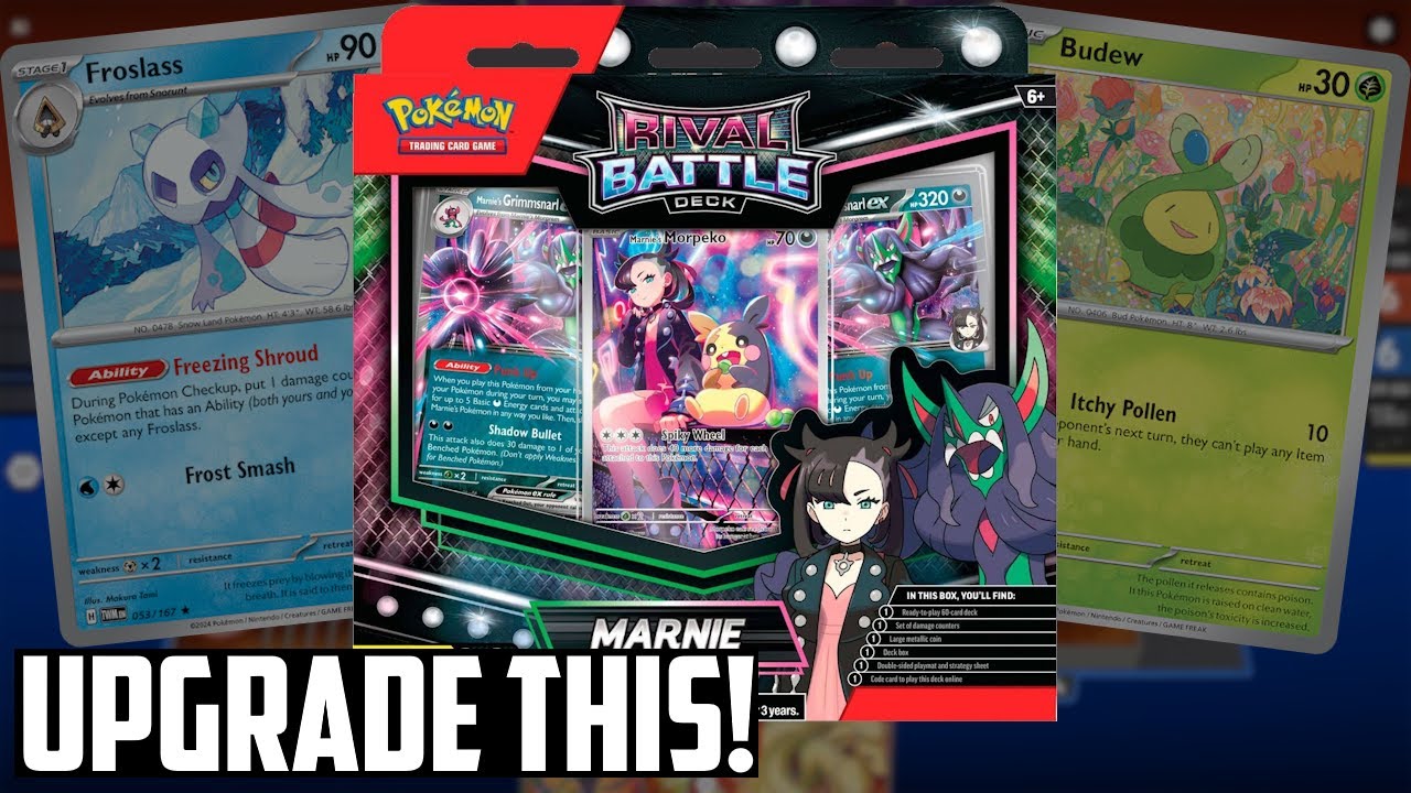 UPGRADE the Marnie Rival Battle Deck into a TOP-TIER CONTENDER! - Grimmsnarl ex - Pokemon TCG