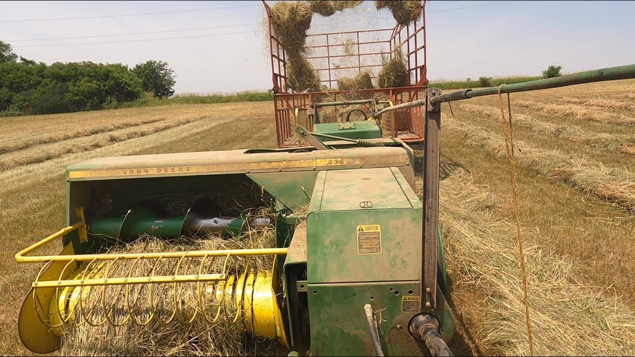 Making Small Square Bales | The Complete Process
