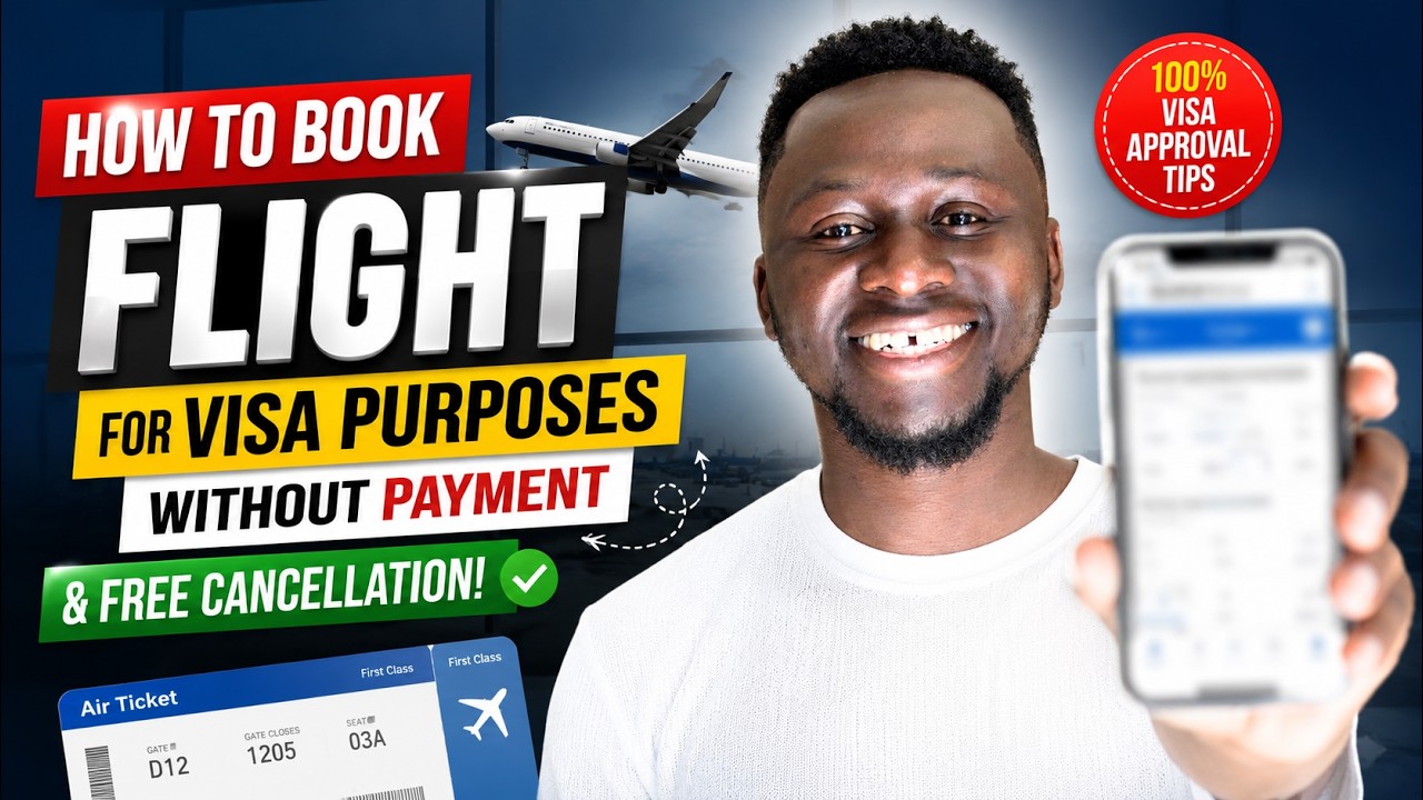 How To Book Flight For FREE During Visa Applications!