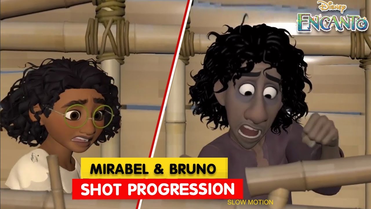 ENCANTO | Mirabel and Bruno Shot Progression | Adam Green |@3DAnimationInternships