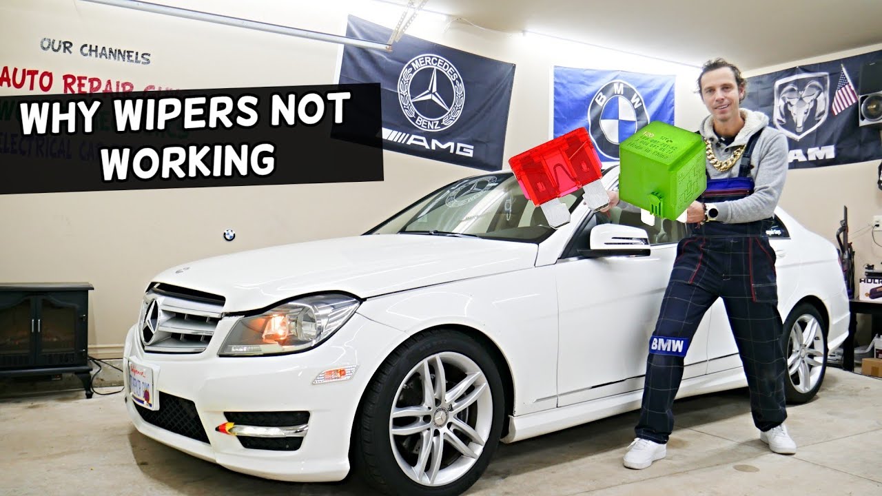 Why Windshield Wipers Do Not Work MERCEDES W204 C250 C300 C180 C200 C220 C280 C320 C350 CDI BLUETEC