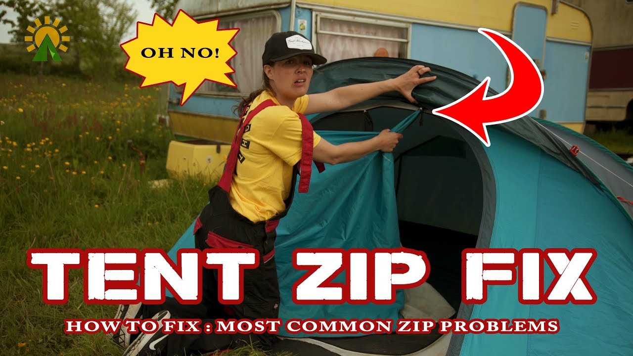 HOW TO FIX A TENT ZIP by camplight.co.uk