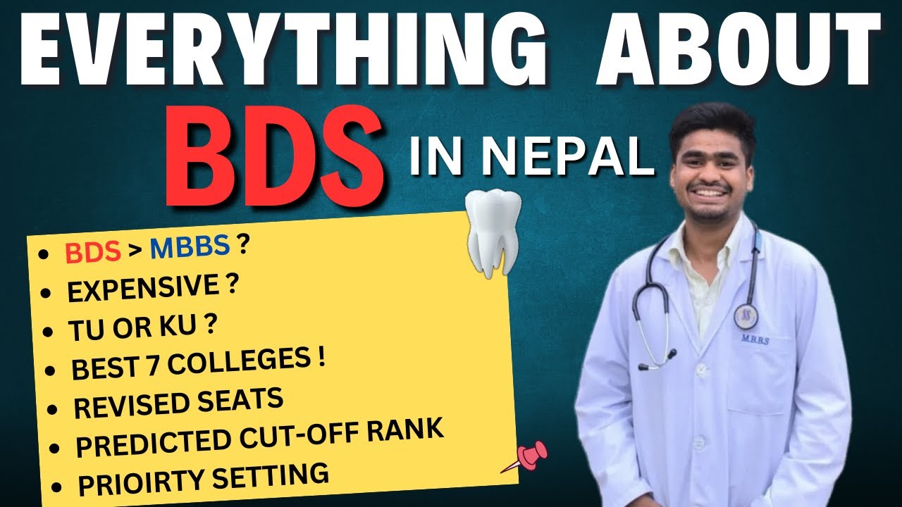 EVERYTHING YOU NEED TO KNOW ABOUT BDS | Best 7 BDS colleges | #bds #aspirants
