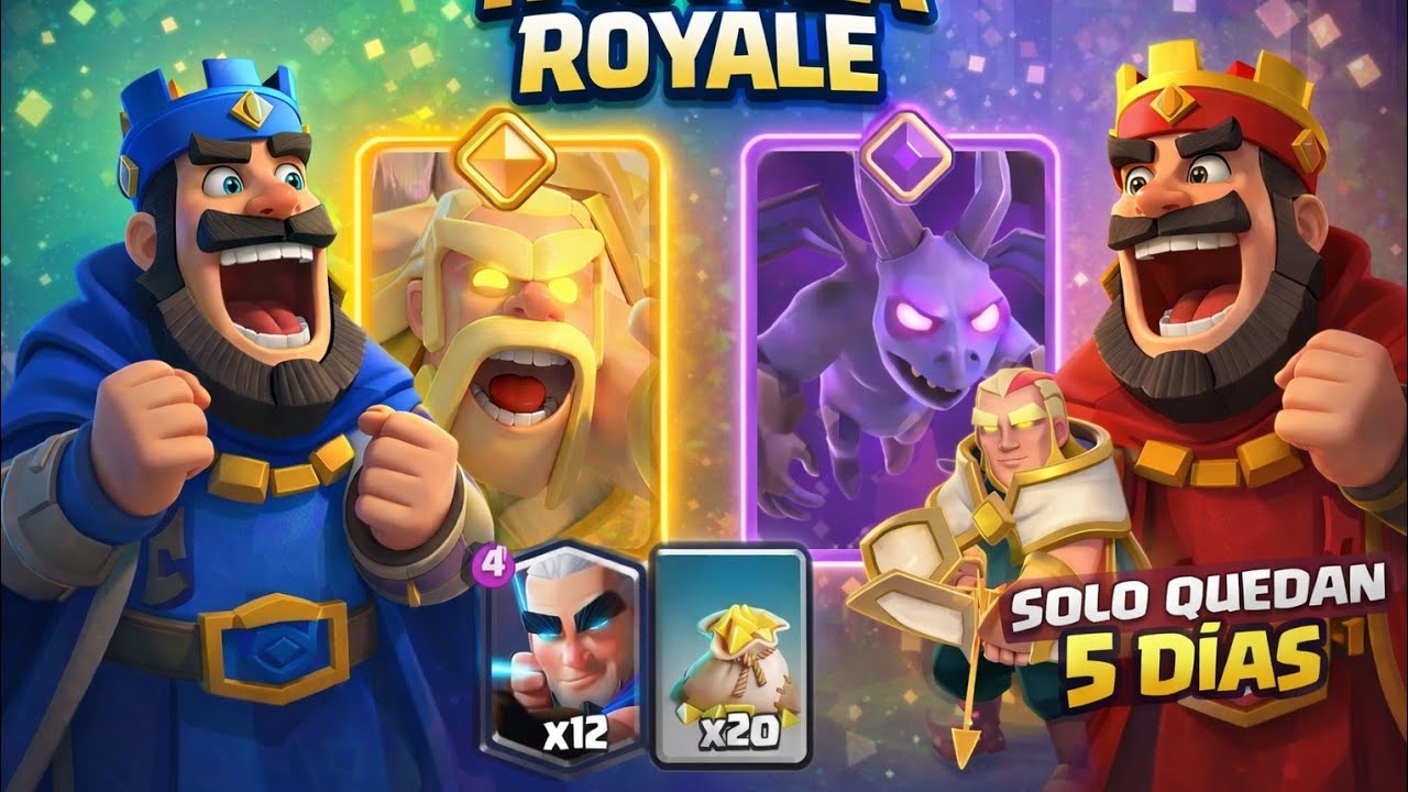 Gratis Arquero 🔴 victorias y 0 🏆 Táctica royale en#clashroyale 