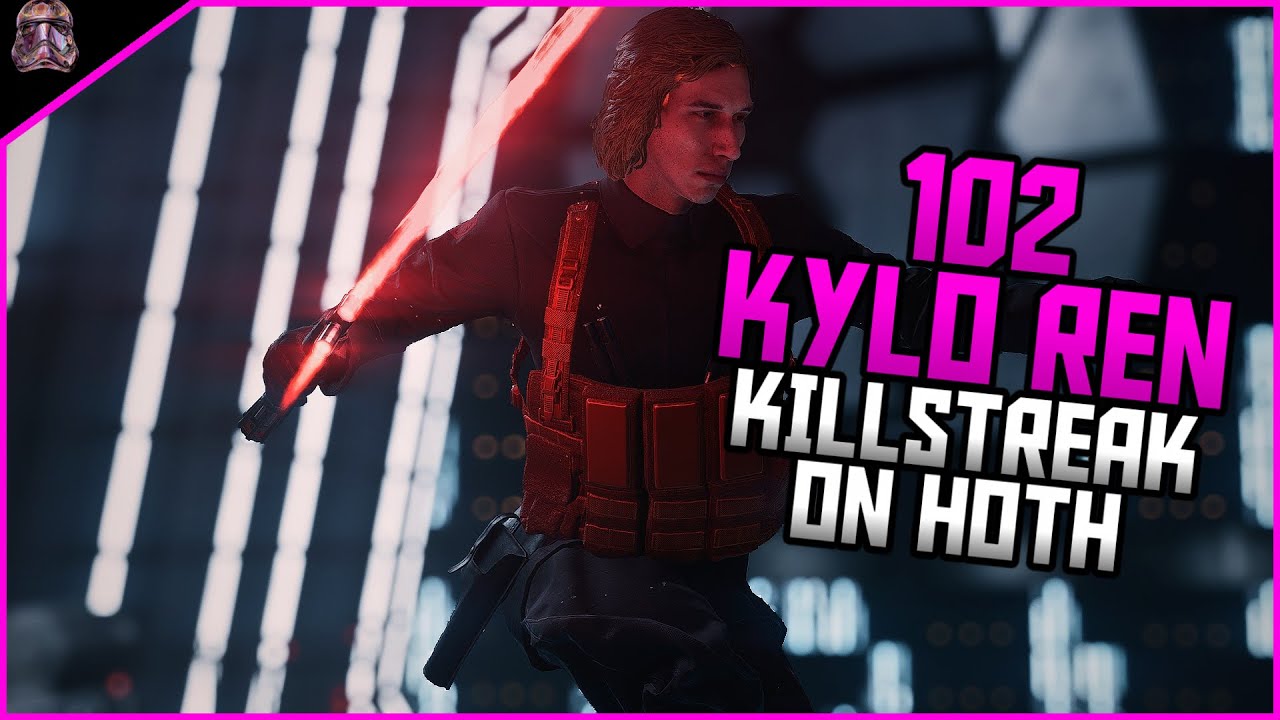 Star Wars Battlefront II 102 Kylo Ren Killstreak (Hoth - Galactic Assault)