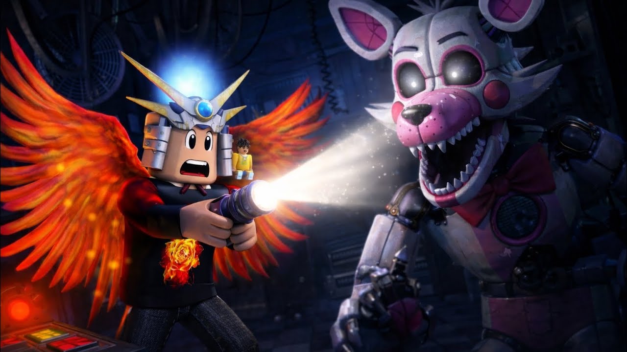 FUNTIME FOXY NU MA LASA SA TREC IN FNAF SISTER LOCATION PE ROBLOX!