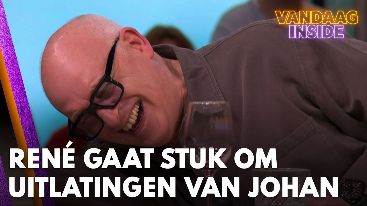 René gaat helemaal stuk om uitlatingen van Johan over Henny Huisman en Catherine Keyl