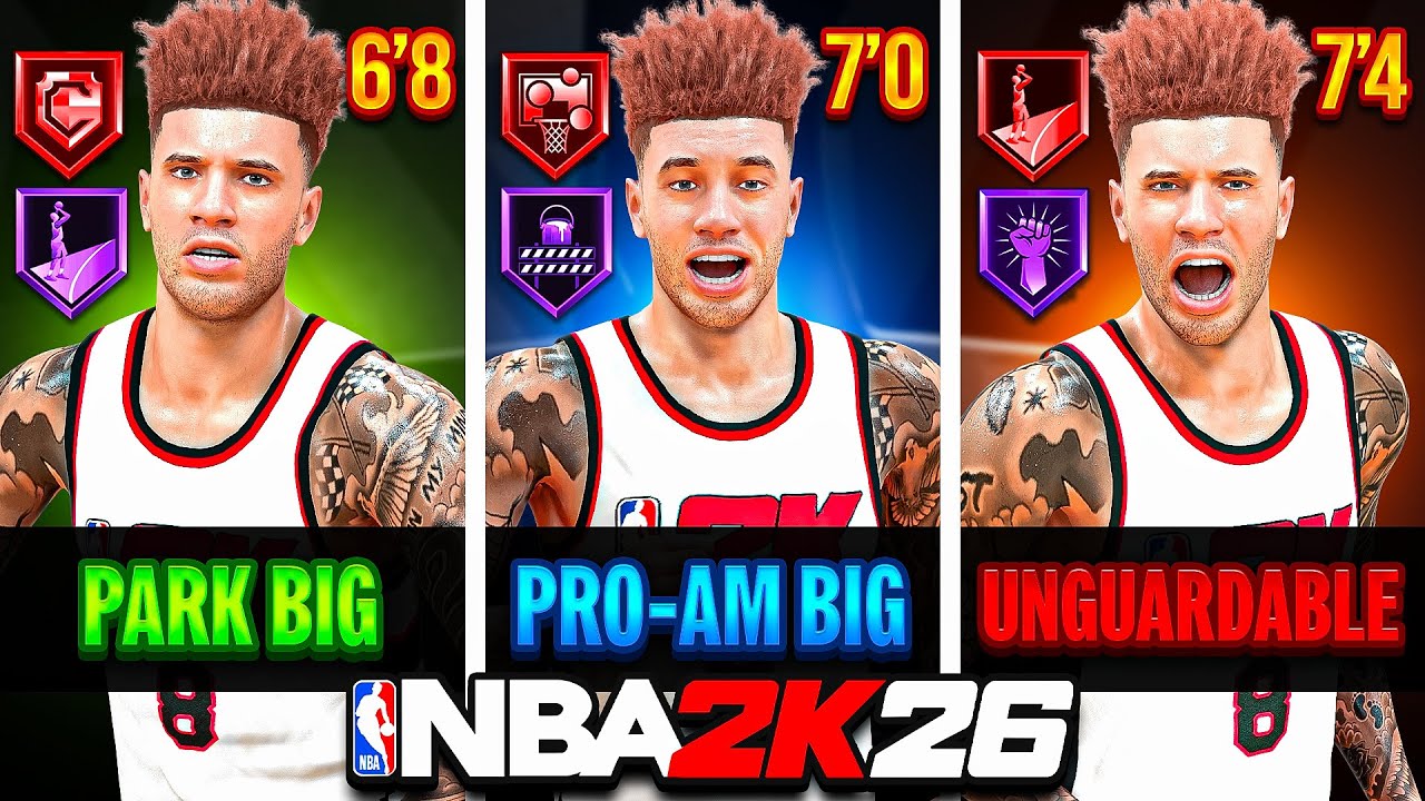 THE TOP 3 CENTER BUILDS IN NBA 2K26!
