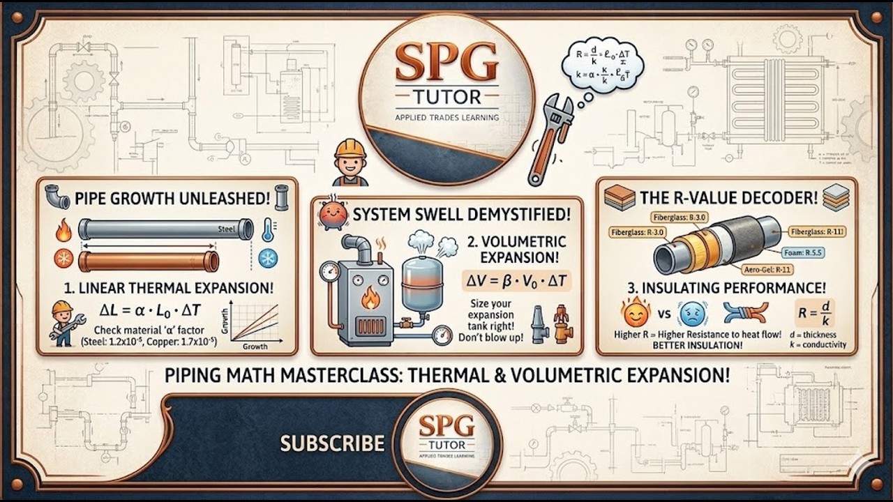 Thermal expansion and heat transfer math.