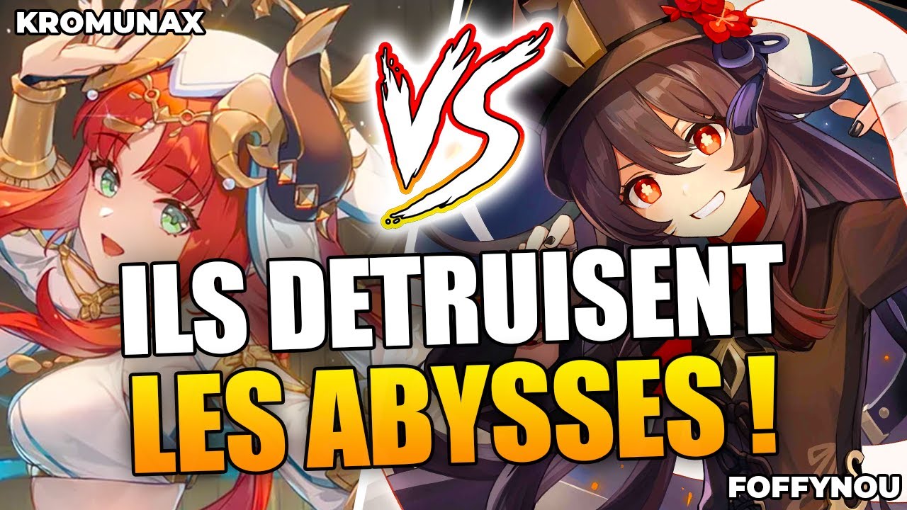 Un match de speedrun d'abysses au Sommet ! Abysses pour un Champion !  Genshin Impact FR