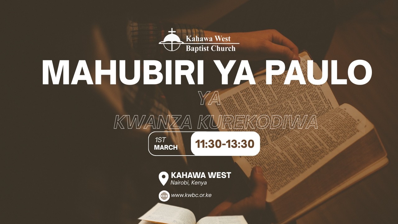 MAHUBIRI YA PAULO YA KWANZA KUREKODIWA 01/03/26
