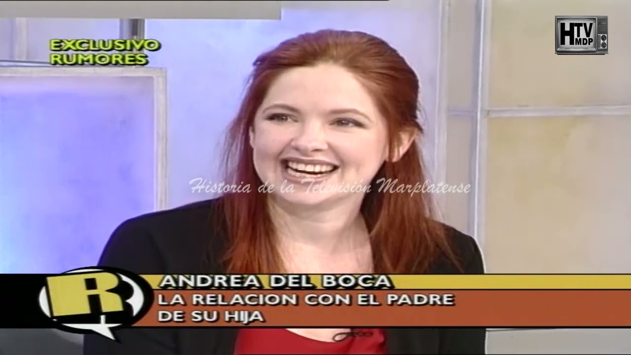 ANDREA DEL BOCA EN EL PROGRAMA RUMORES 25-02-2002
