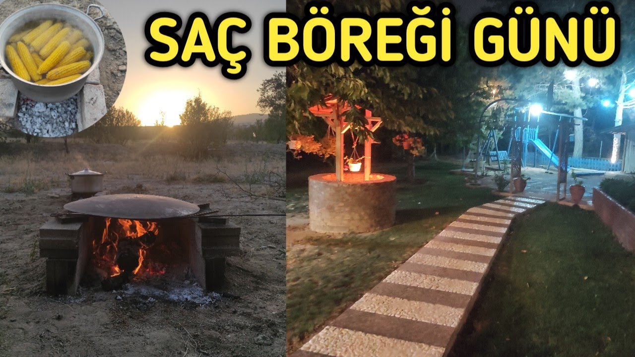SAÇ BÖREĞİ ODUN ATEŞİNDE !🔥 Geleneksel lezzet 🤌😋