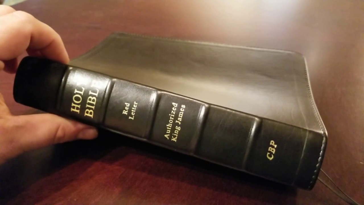 Church Bible Publishers KJV 120RL C1BK (WIDE MARGIN CAMEO in IRONED CALFSKIN) - REVIEW