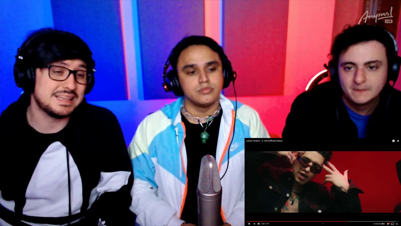[Reacción] Lenny Tavárez - A 100 (Official Video) | ANYMAL LIVE 🔴