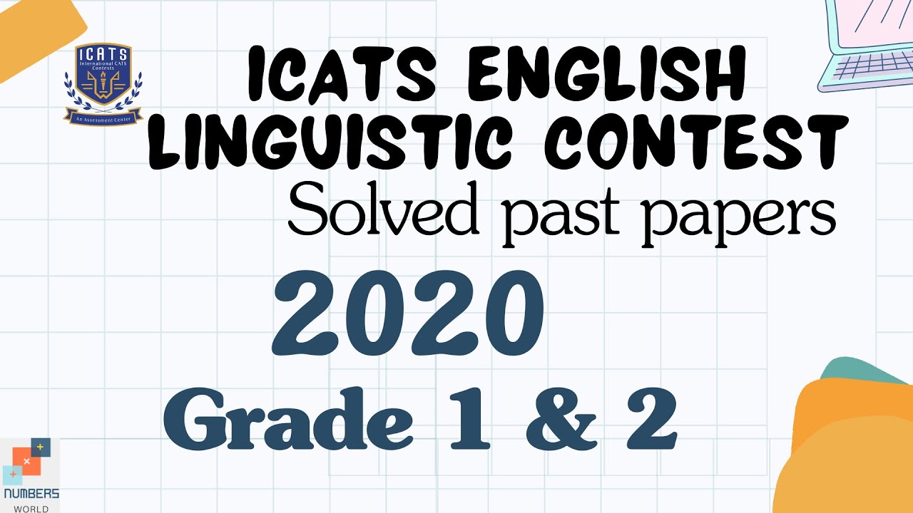 Конкурс английского языка ICATS 2020 | 1 и 2 классы | Решенные задания прошлых лет | #английский ...