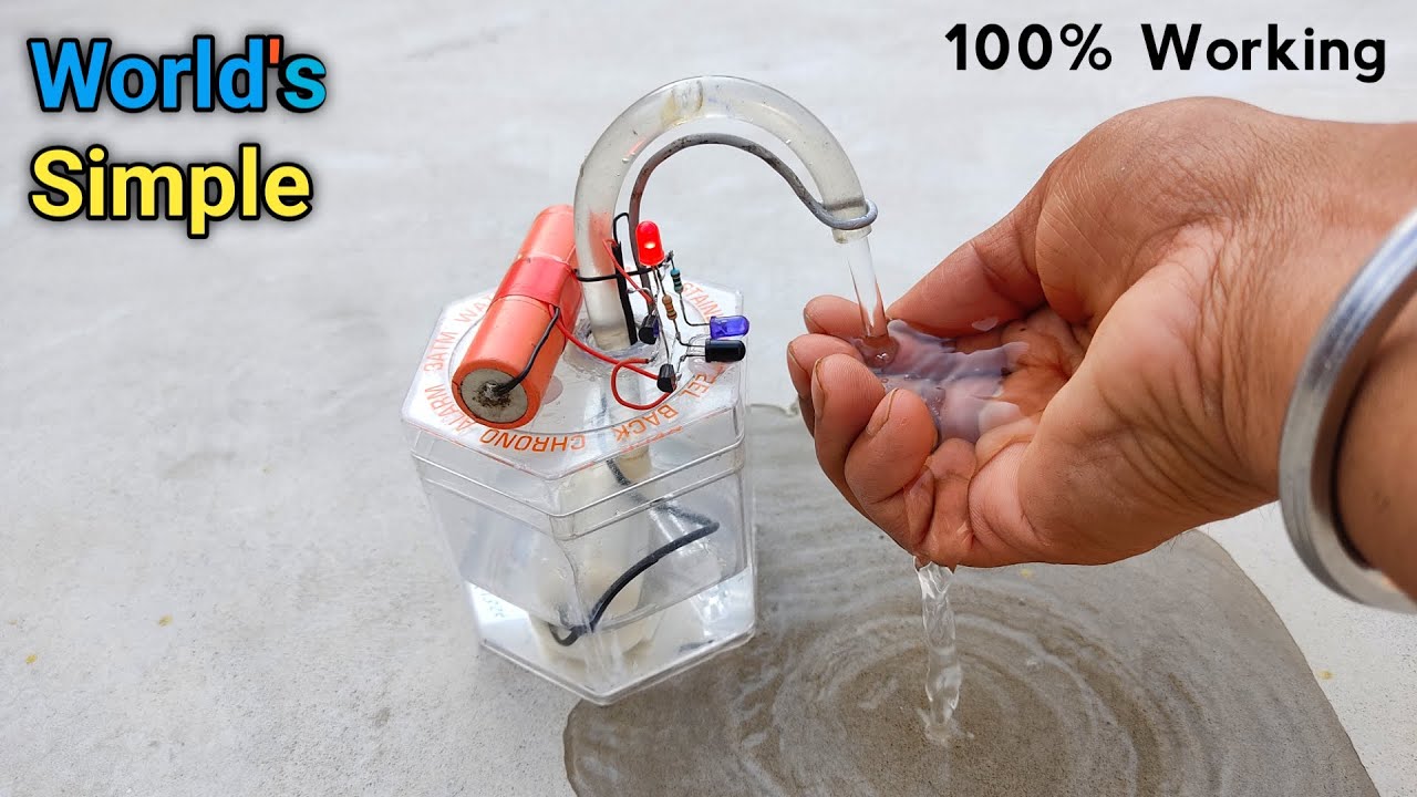 Automatic Hand Wash Machine 🚰 | Automatic Hand Sanitizer Dispenser | Best Science Project