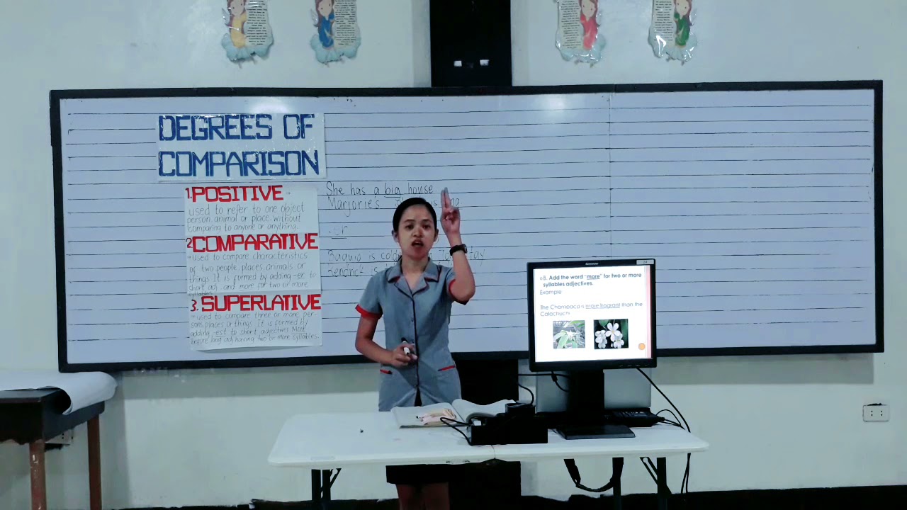 English Grade 5- Degrees of Comparison of Adjectives (Recorded Demonstration Teaching)
