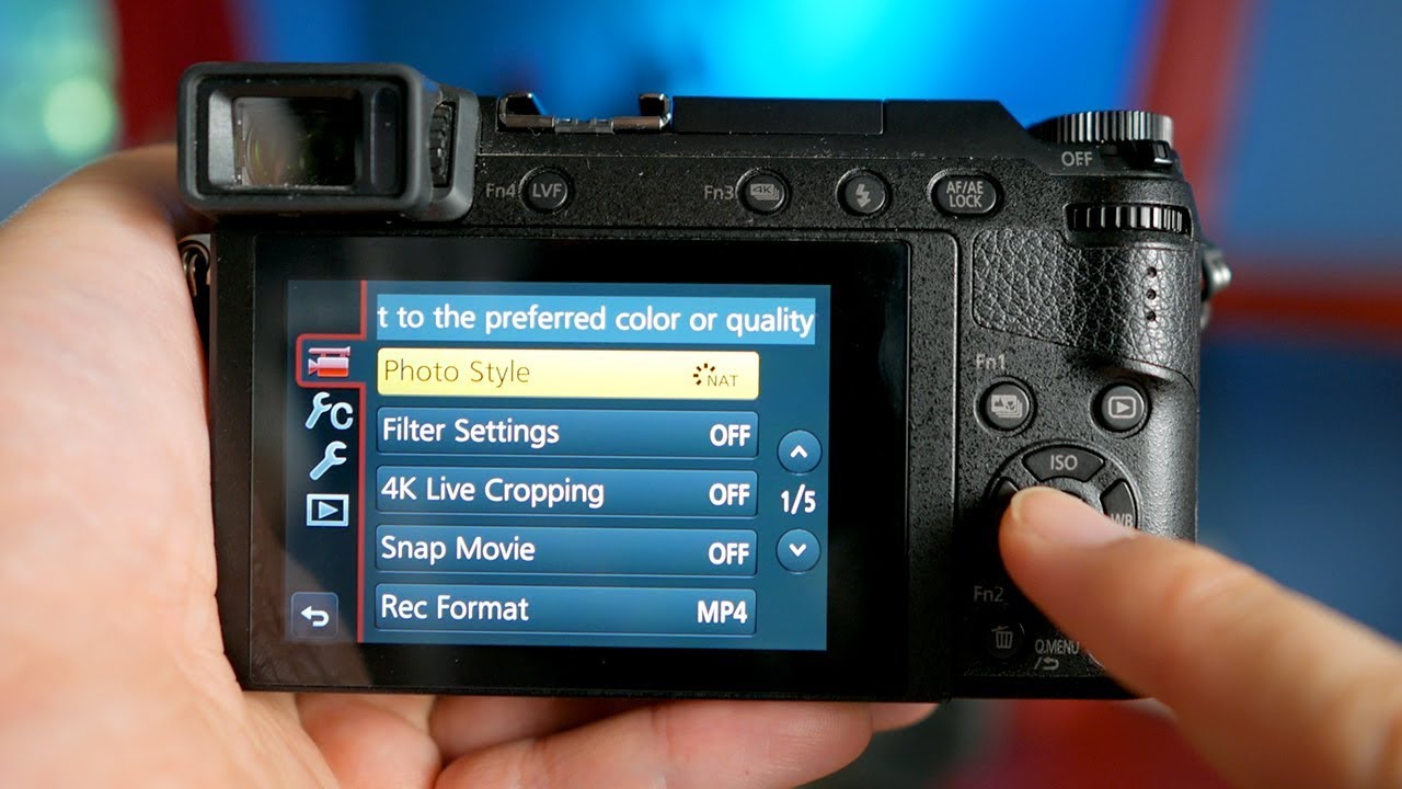 BEST SETTINGS for Video | Panasonic G85, GX85, GH5, GH5s, G9, G7